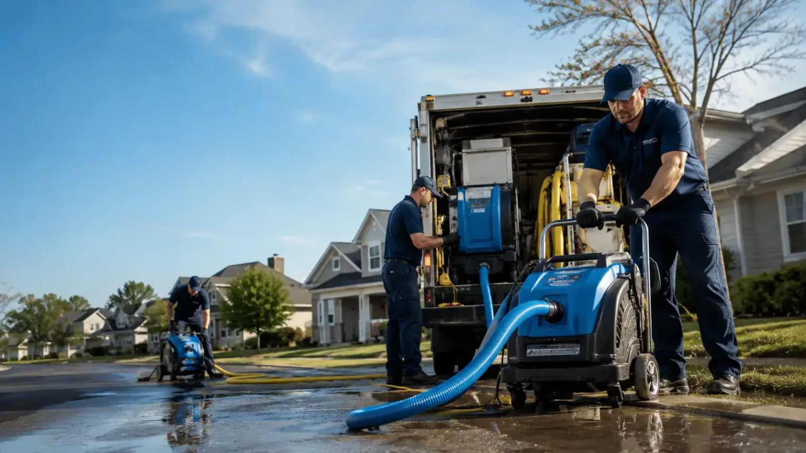 Flood Damage Cleanup in Notrees, TX